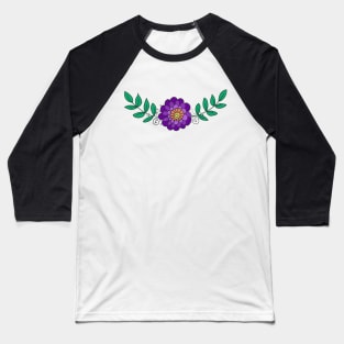 purple flower Baseball T-Shirt